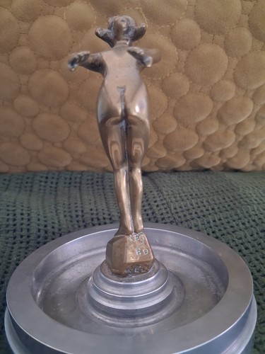 Antique art deco nude speed - art,