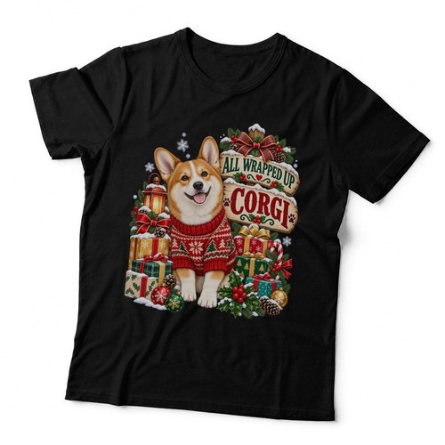 Christmas pembroke welsh corgi - welsh,