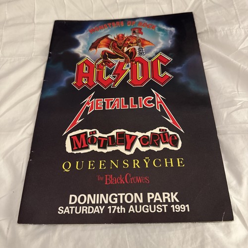 Monsters rock programme - monsters,