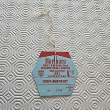 Silverstone international trophy 1981 ticket motorsport f1 