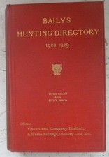 Vintage Book 1929 Baily's