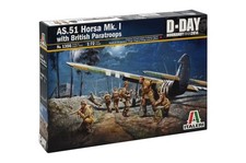 ITALERI 1356 1:72 AS-51 HORSA Mk.I with British Paratroopers
