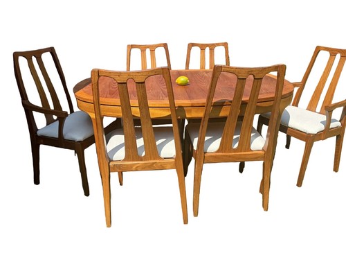 Retro teak nathan oval dining - nathan,