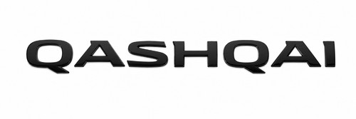 Qashqai rear badge - badge, (black)
