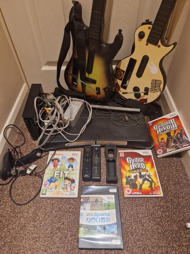 Nintendo wii black console - wii,