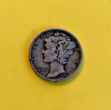 1943 US Mercury Silver Dime