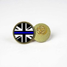 Thin Blue Line Lapel Pin –