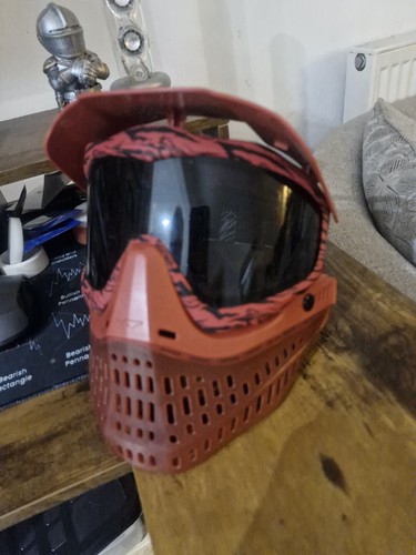 Red proflex mask with - jt,