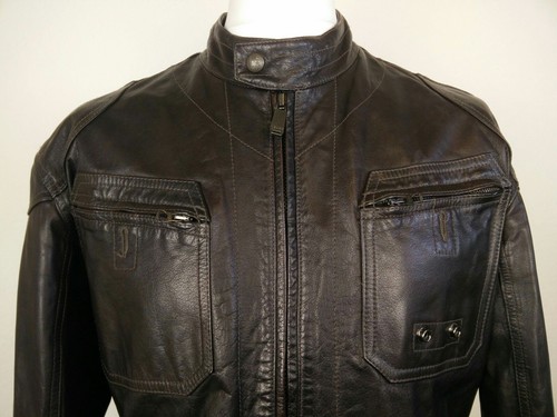 Mens levi leather jacket - leather,
