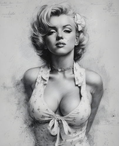 Marilyn monroe white - marilyn,