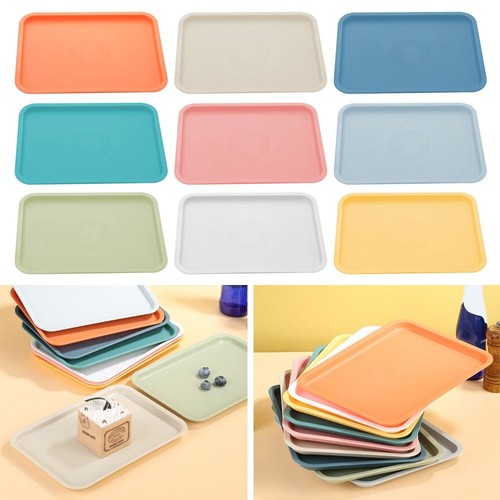 Plastic tray rectangular food - rectangular,