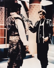 REPRINT Press Photo Film TV Blakes 7 Paul Darrow & Gareth Thomas a