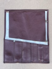 PORSCHE 924 / 944 TOOL STORAGE ROLL / BAG - BROWN LEATHERETTE