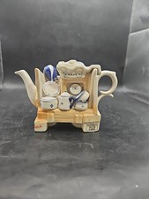 Rare Vintage Paul Cardew Miniature Teapot Tea For One China Market Stall 