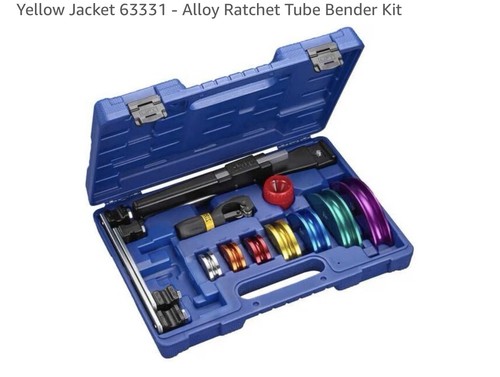 Tube bender kit yellow - tube,