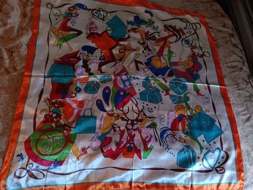 Vintage 100 pure - silk, scarf