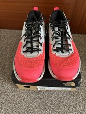 Men’s The North Face Trainers, Vectiv Enduris II, Grey/Coral, UK8 - Used VGC