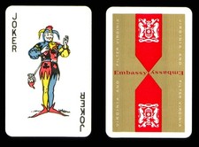 1 x Joker playing card Embassy