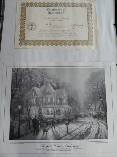 Thomas kinkade with - kinkade, sn