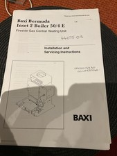 BAXI BERMUDA BACK BOILER
