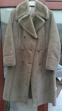 ladies morlands full lenght sheepskin coat size 12