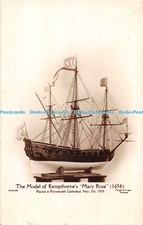 R418771 The Model of Kempthornes Mary Rose 1654 Placed in Portsmouth Cathedral N