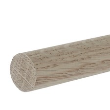 Solid oak dowel beading - solid,