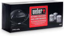 Weber gas canisters - 3, 445g