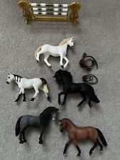 schleich horse x5 bundle + jump and tack