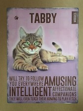 Tabby Moggies - Tin Metal Wall