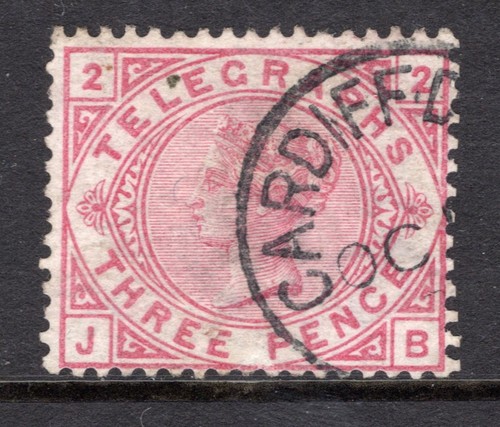 1881 pale carmine telegraph - carmine,