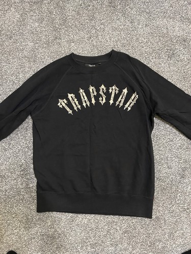 Black trapstar crewneck - black,