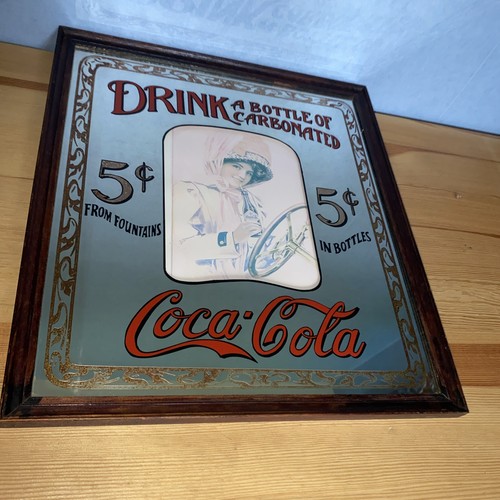 Vintage coca cola mirror - vintage,