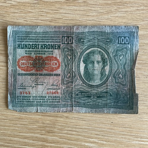 Austro hungarian 100 kronen - austro-hungarian,