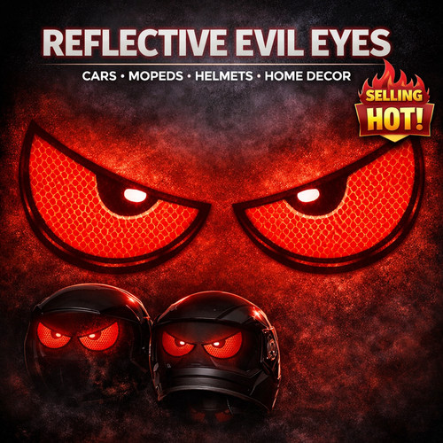 Red devil monster eyes - monster,