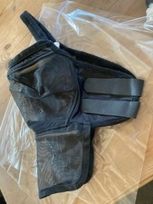 Shires Black Thick Mesh Sm Pony Fly Mask No Ears Soft Padded Poll Head And Nose