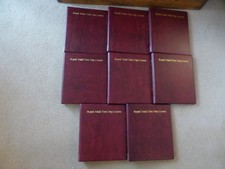 8 x Royal Mail FDC albums - excellent condition - rf969