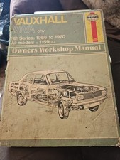 Vauxhall Viva Ohv HB Series 1966-1970 Haynes Owners Workshop Manual