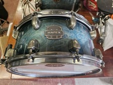 Mapex Saturn Exotic 14" x 6.5" Snare Drum Deep Water Ash Burl