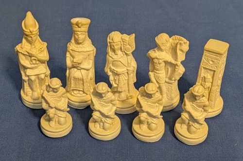 Small egyptian chess set latex - small,