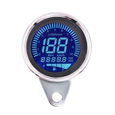 Silver Motorcycle Speedo Tacho