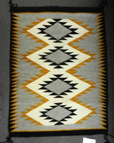1960s handwoven navajo - handwoven, wool