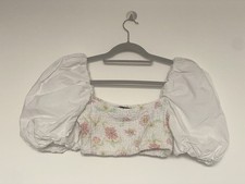 White Ruffled Top(Zara)