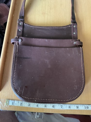 Leather cash bag vintage - bag,