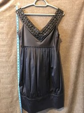 Zara Gunmetal Tulip Dress Size M Zipper I Think Needs Replacing