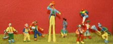 Circus 8 Clowns CIR1p PAINTED