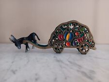  Brass & Enamel Donkey