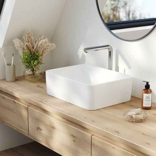 Counter top mounted - counter, basin