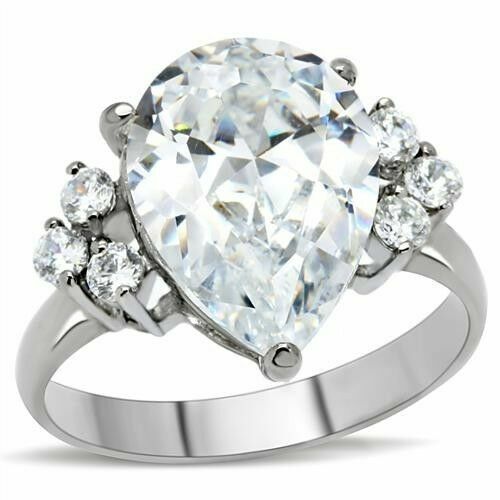 Ladies pear ring - cocktail, 6