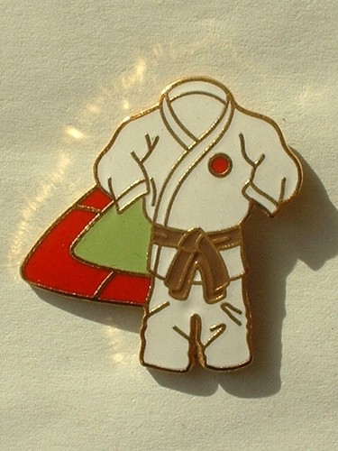 Pin judo kimono brown - pin's,